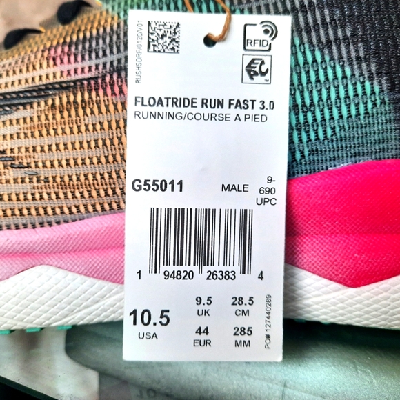 New Reebok Running Shoes FloatRide Run Fast 3.0 Lightweight G55011 Men's Sz 10.5 - Picture 13 of 13